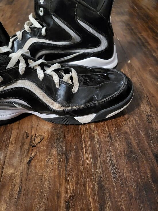Vintage Tony Parker PE 2009 Black Nike Zoom Shoes Player Exclusive Size 14 main image 7